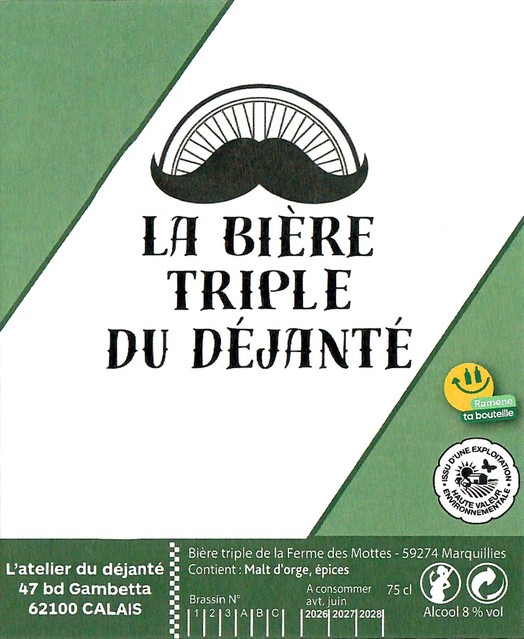 Etiquette BRASSERIE LA FERME DES MOTTES 168