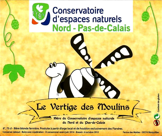 etiquette BRASSERIE LA FERME DES MOTTES 28