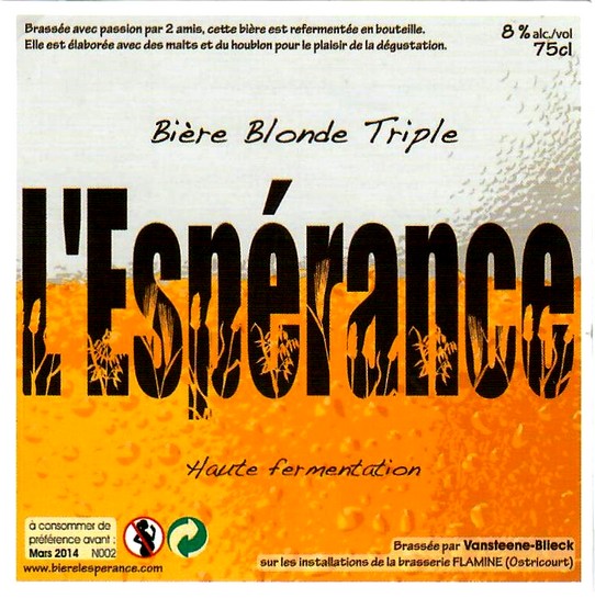 etiquette BRASSERIE FLAMINE 03