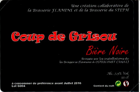 etiquette BRASSERIE FLAMINE 04