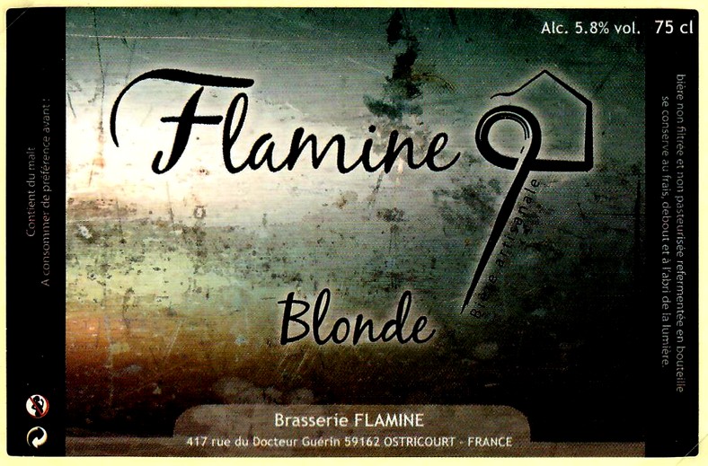 etiquette BRASSERIE FLAMINE 06