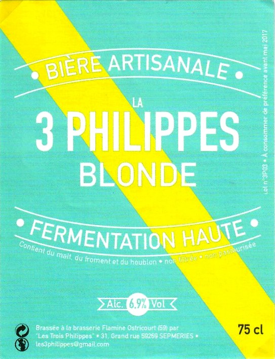 etiquette BRASSERIE FLAMINE 14