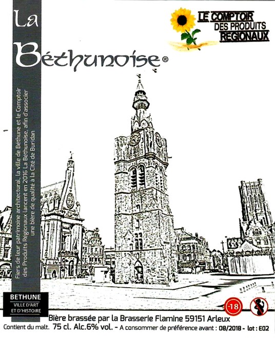 etiquette BRASSERIE FLAMINE 15