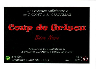 etiquette BRASSERIE FLAMINE 24