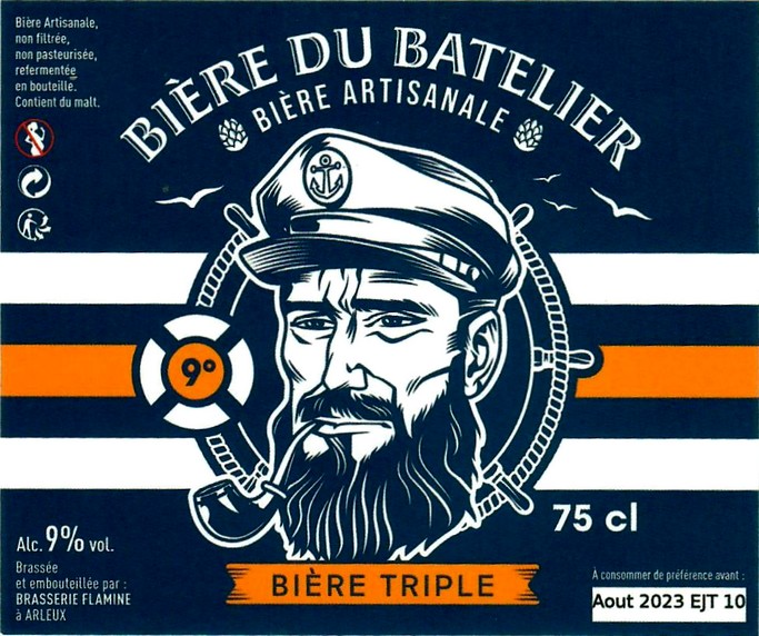 etiquette BRASSERIE FLAMINE 44