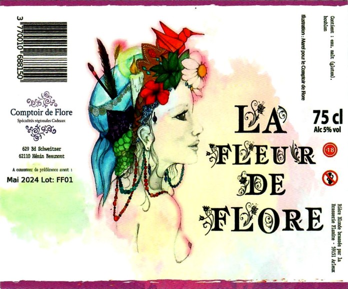 etiquette BRASSERIE FLAMINE 45