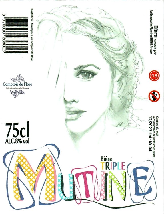 etiquette BRASSERIE FLAMINE 47