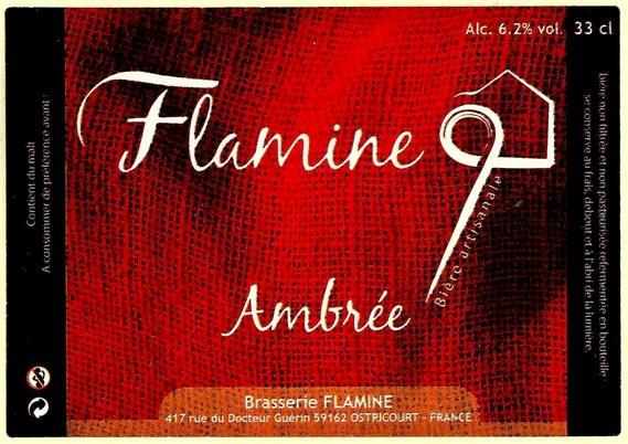 Etiquette BRASSERIE LA FLAMINE 49