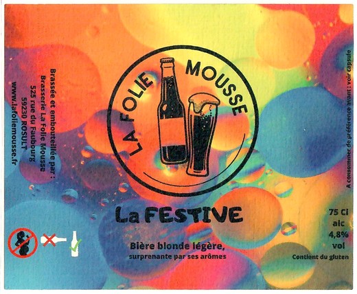 Etiquette BRASSERIE LA FOLIE MOUSSE 11
