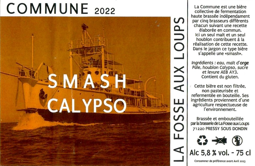 Etiquette BRASSERIE DE LA FOSSE AUX LOUPS 01