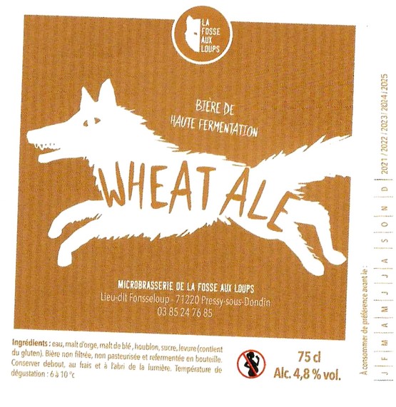 Etiquette BRASSERIE LA FOSSE AUX LOUPS 02