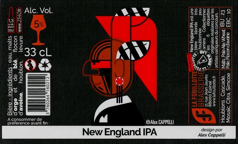 Etiquette BRASSERIE LA FOUILLOTTE 31