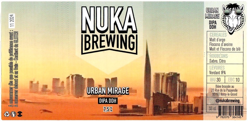 Etiquette BRASSERIE LA FRANCAISE 08