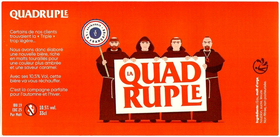 Etiquette BRASSERIE LA FRANCAISE 11