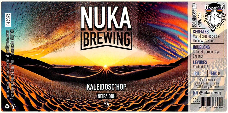 Etiquette BRASSERIE LA FRANCAISE 12