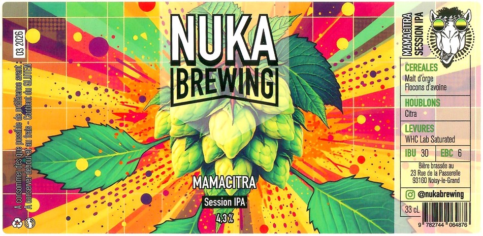 Etiquette BRASSERIE LA FRANCAISE 24