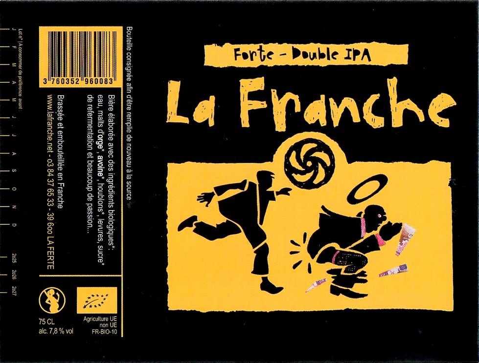 Etiquette BRASSERIE LA FRANCHE 105