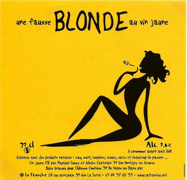 etiquette BRASSERIE LA FRANCHE 11