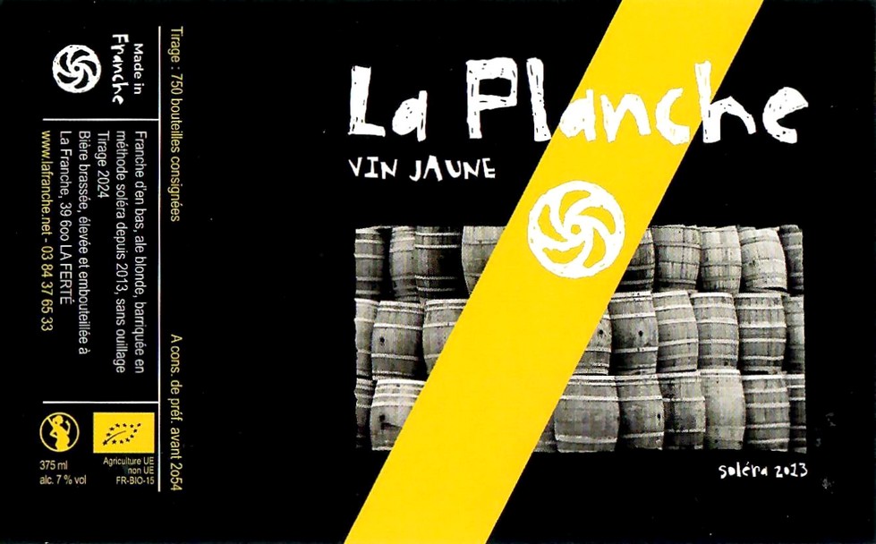 Etiquette BRASSERIE LA FRANCHE 110