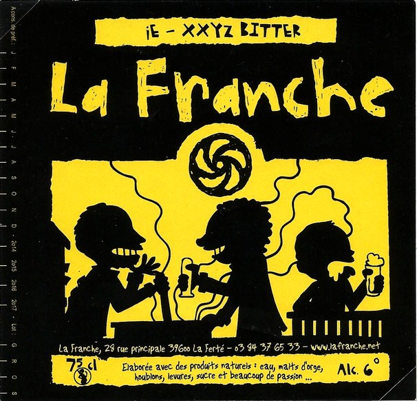 etiquette BRASSERIE LA FRANCHE 31