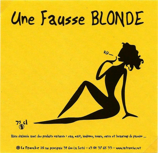 etiquette BRASSERIE LA FRANCHE 49