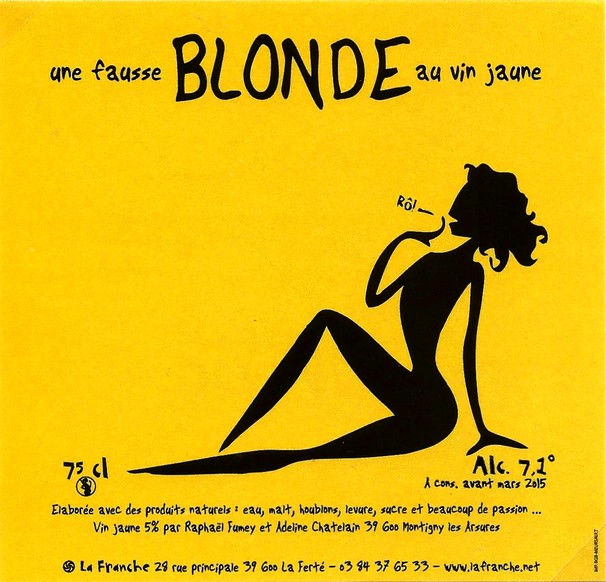 etiquette BRASSERIE LA FRANCHE 50