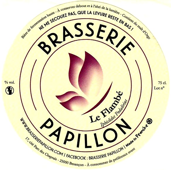 etiquette BRASSERIE LA FRANCHE 69