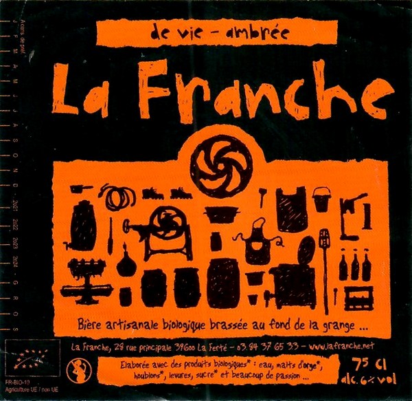 Etiquette BRASSERIE LA FRANCHE 71