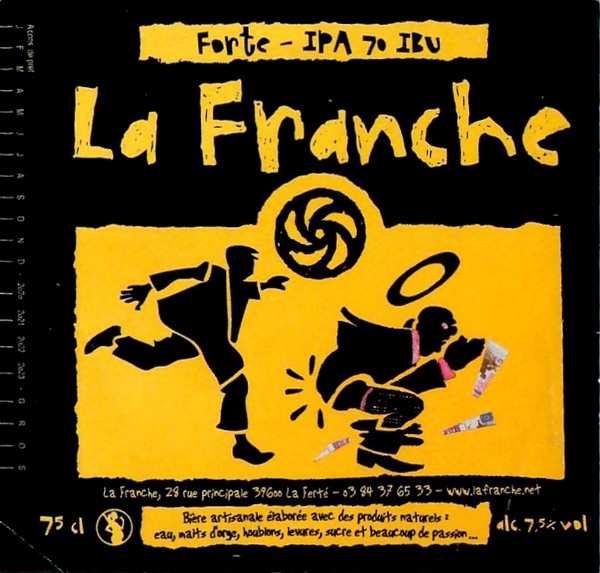 Etiquette BRASSERIE LA FRANCHE 73