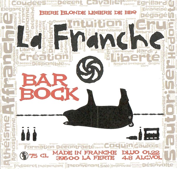 Etiquette BRASSERIE LA FRANCHE 83