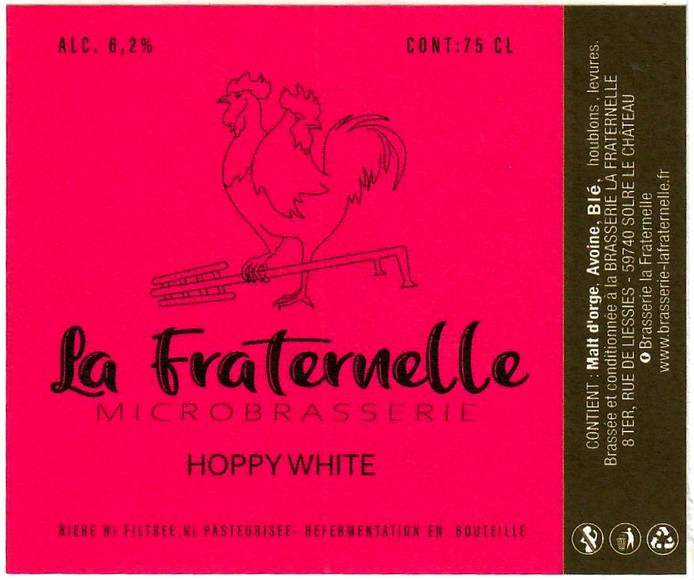 Etiquette BRASSERIE LA FRATERNELLE 04