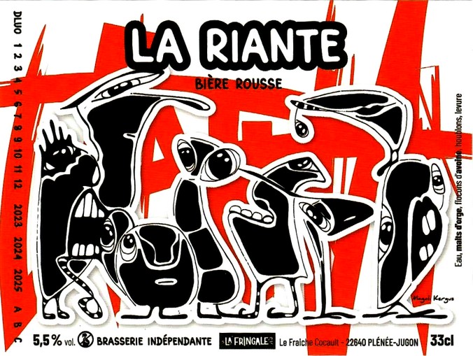 etiquette BRASSERIE LA FRINGALE 01