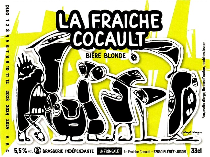 etiquette BRASSERIE LA FRINGALE 02