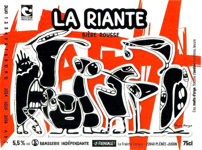 Etiquette BRASSERIE LA FRINGALE 03