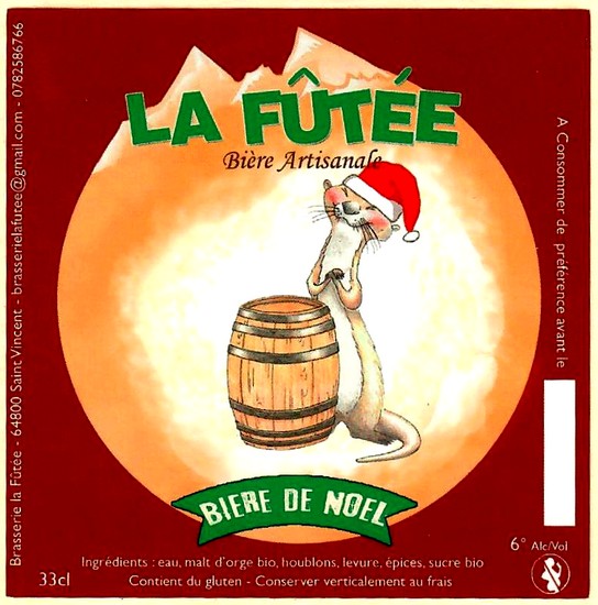 etiquette BRASSERIE LA FUTEE 01