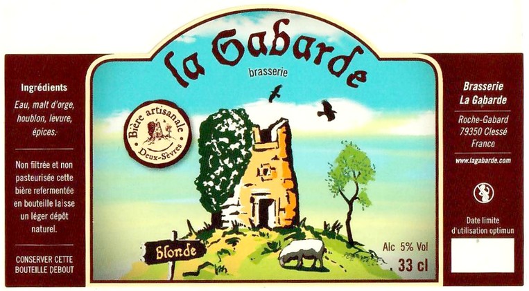 Etiquette BRASSERIE LA GABARDE 03