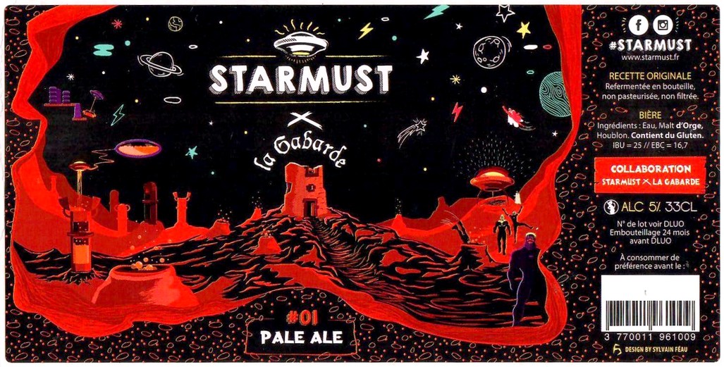 Etiquette BRASSERIE LA GABARDE 07