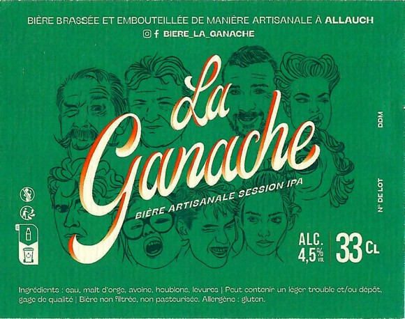 Etiquette BRASSERIE LA GANACHE 05