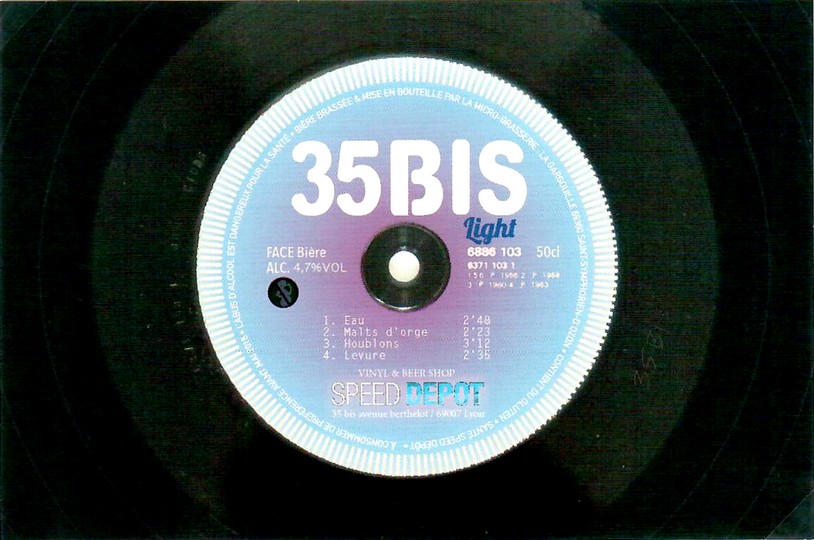 etiquette BRASSERIE LA GARGOUILLE 26