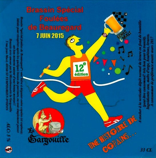 etiquette BRASSERIE LA GARGOUILLE 32