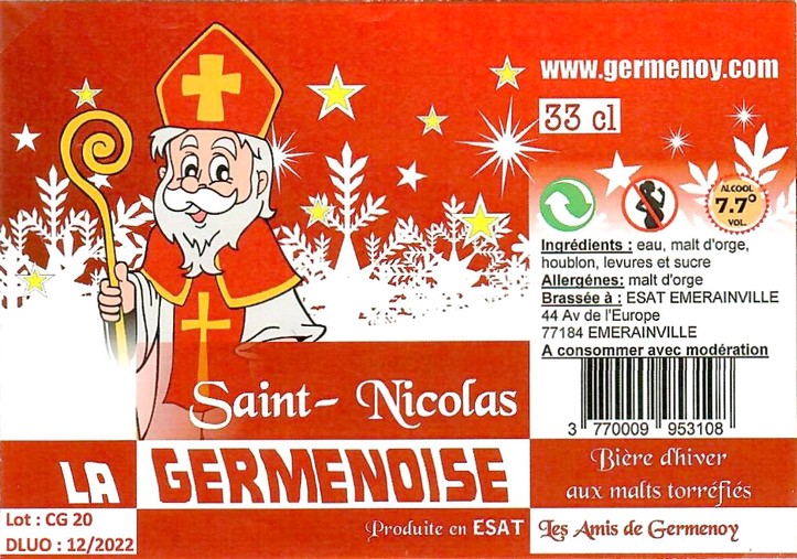 Etiquette BRASSERIE LA GERMENOISE 05