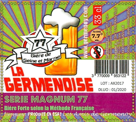 Etiquette BRASSERIE LA GERMENOISE 12