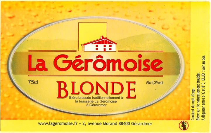 Etiquette BRASSERIE LA GEROMOISE 02
