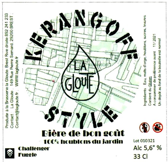 etiquette BRASSERIE LA GLOUTE 02