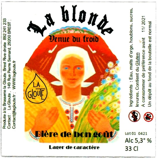 etiquette BRASSERIE LA GLOUTE 05