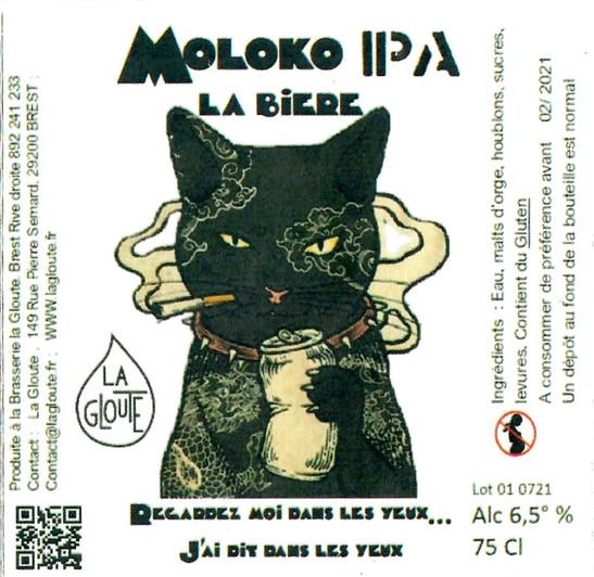 Etiquette BRASSERIE LA GLOUTE 09