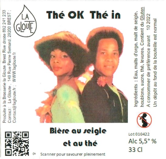 Etiquette BRASSERIE LA GLOUTE 10