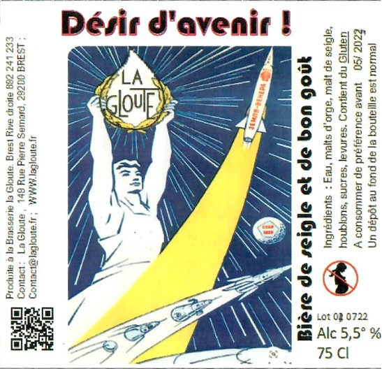 Etiquette BRASSERIE LA GLOUTE 11