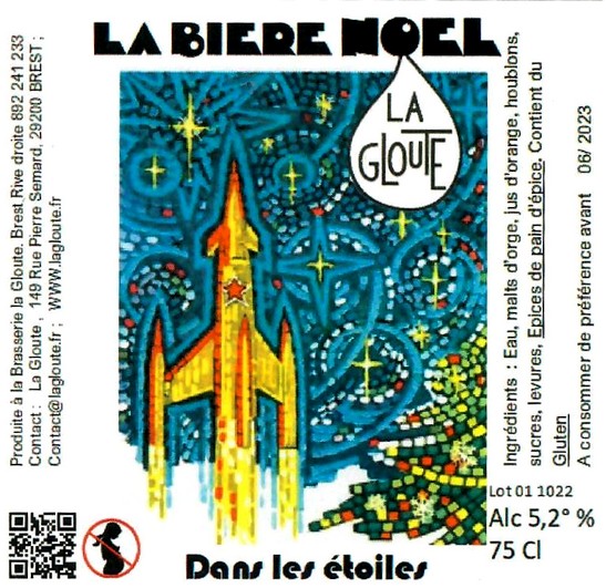 Etiquette BRASSSERIE LA GLOUTE 15