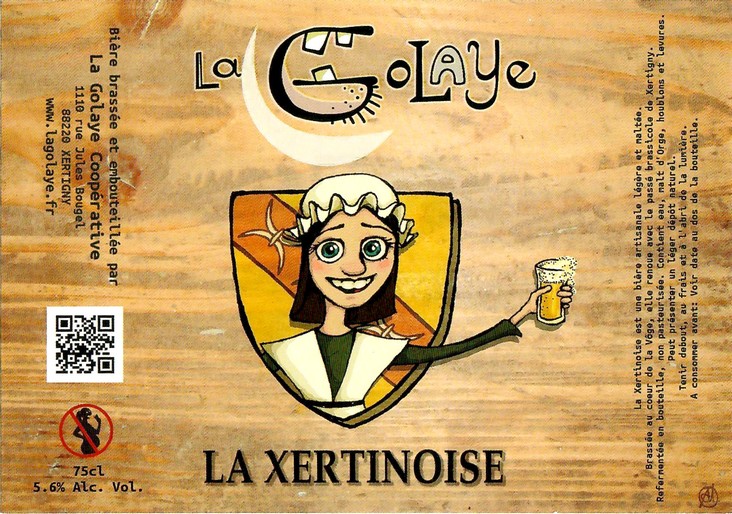 Etiquette BRASSERIE LA GOLAYE 05